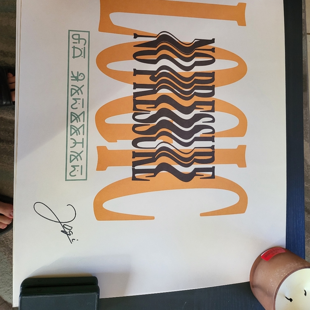 SIGNED Logic poster x2